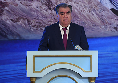 Суханронӣ дар маросими ифтитоҳи Конфронси байналмилалии сатҳи баланд оид ба Даҳсолаи байналмилалии амалиёт «Об барои рушди устувор, солҳои 2018-2028»