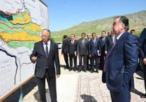 Иштирок дар маросими ба истифода додани канали “Водии Данғара” марҳилаи 3